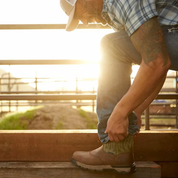 Men Work Boots Ariat Rebar Flex Western Waterproof Work Boot Rye Brown Men Work Boots Ariat Rebar Flex Western Waterproof Work Boot Rye Brown