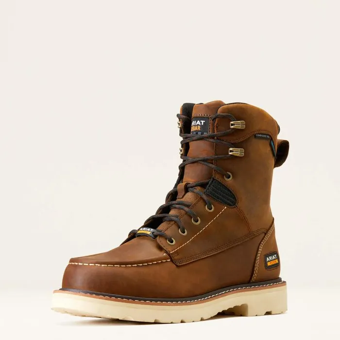Men Work Boots Ariat Rebar Lift 8034 Waterproof Composite Toe Work Boot Distressed Brown Men Work Boots Ariat Rebar Lift 8034 Waterproof Composite Toe Work Boot Distressed Brown