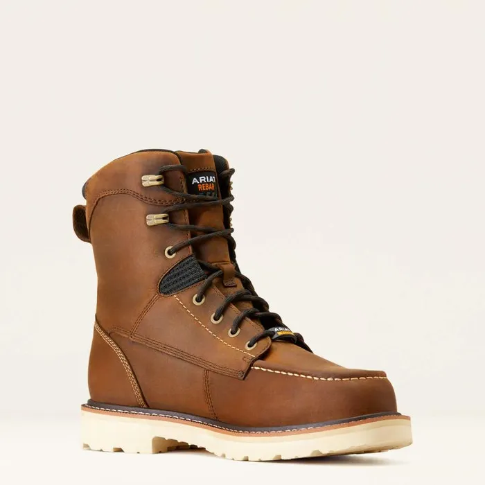 Men Work Boots Ariat Rebar Lift 8034 Waterproof Composite Toe Work Boot Distressed Brown Men Work Boots Ariat Rebar Lift 8034 Waterproof Composite Toe Work Boot Distressed Brown