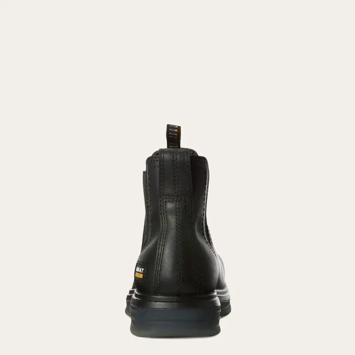 Men Work Boots Ariat Turbo Chelsea Waterproof Carbon Toe Work Boot Black Men Work Boots Ariat Turbo Chelsea Waterproof Carbon Toe Work Boot Black