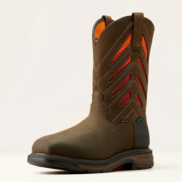 Men Work Boots Ariat WorkHog XT VentTEK Waterproof Carbon Toe Work Boot Iron Coffeesunset Men Work Boots Ariat WorkHog XT VentTEK Waterproof Carbon Toe Work Boot Iron Coffeesunset