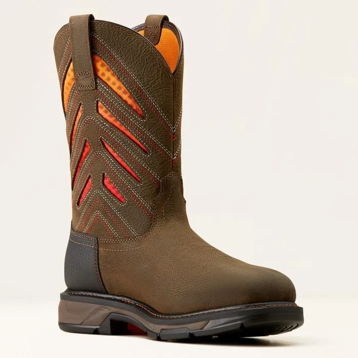 Men Work Boots Ariat WorkHog XT VentTEK Waterproof Carbon Toe Work Boot Iron Coffeesunset Men Work Boots Ariat WorkHog XT VentTEK Waterproof Carbon Toe Work Boot Iron Coffeesunset