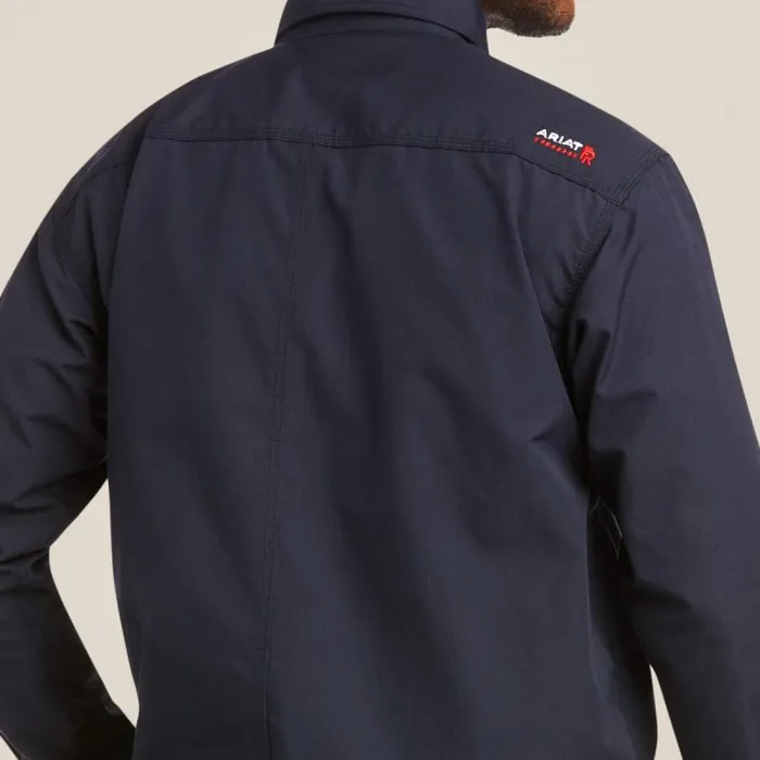 Men Workwear Ariat FR Featherlight Work Shirt Navy Men Workwear Ariat FR Featherlight Work Shirt Navy