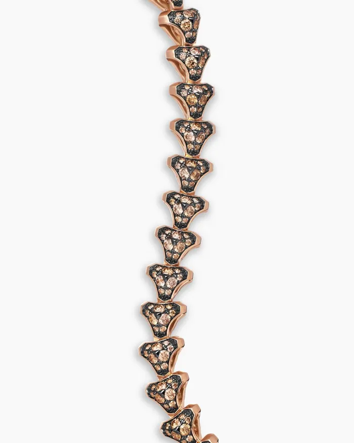 Mens Armory Pav Link Bracelet In 18K Rose Gold 95mm Men David Yurman Chain Mens Armory Pav Link Bracelet In 18K Rose Gold 95mm Men David Yurman Chain