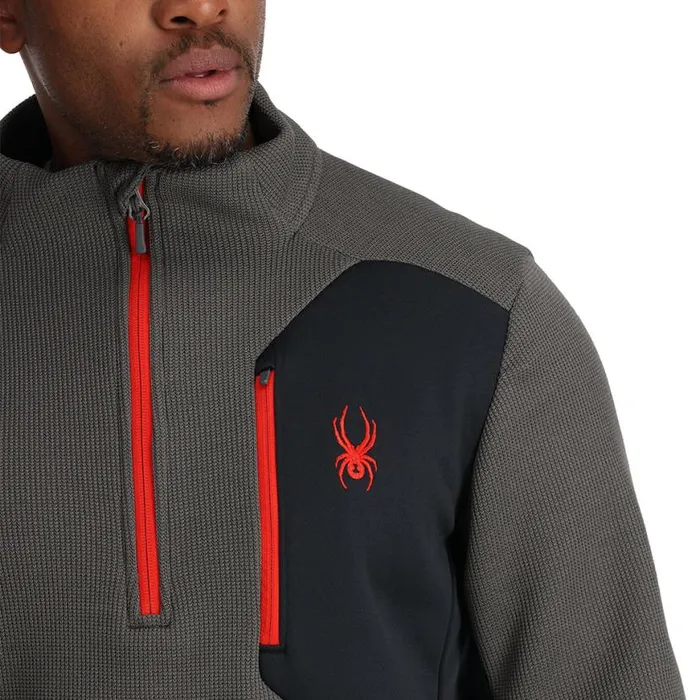 Mens Bandit Half Zip Polar Spyder Fleece