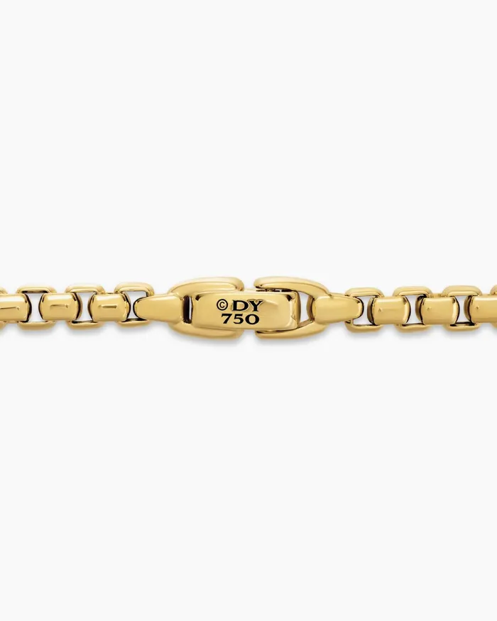 Mens Box Chain Necklace In 18K Yellow Gold 5mm Men David Yurman Chains Mens Box Chain Necklace In 18K Yellow Gold 5mm Men David Yurman Chains