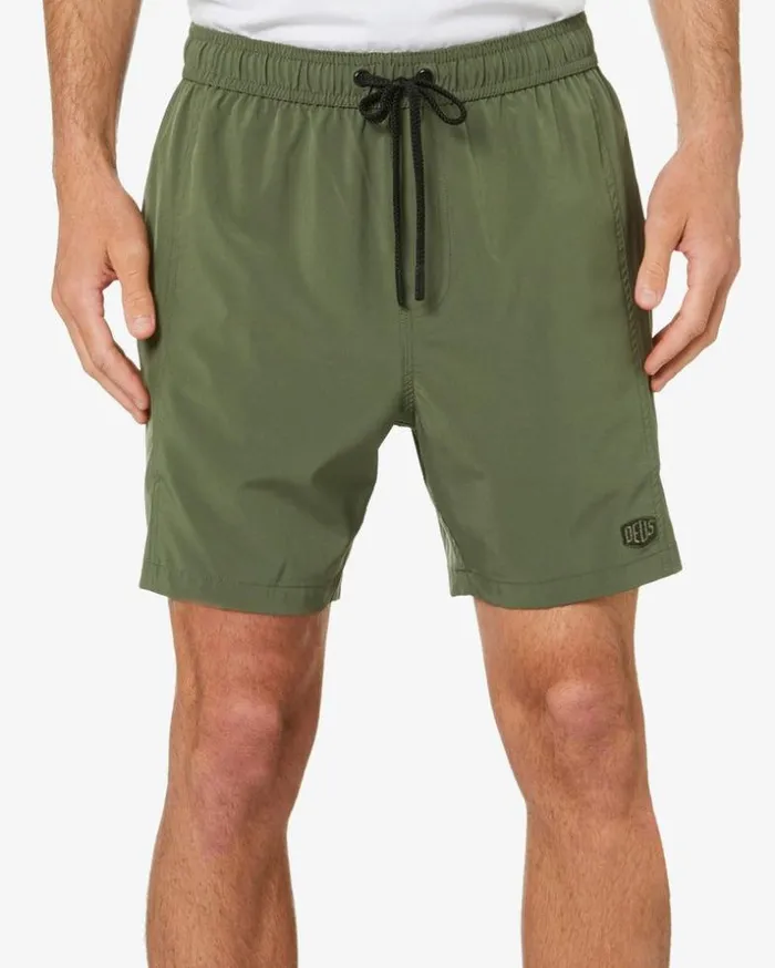 Mens Deus Ex Machina Classics Summit Boardshort 8211 Clover Green Clover Green