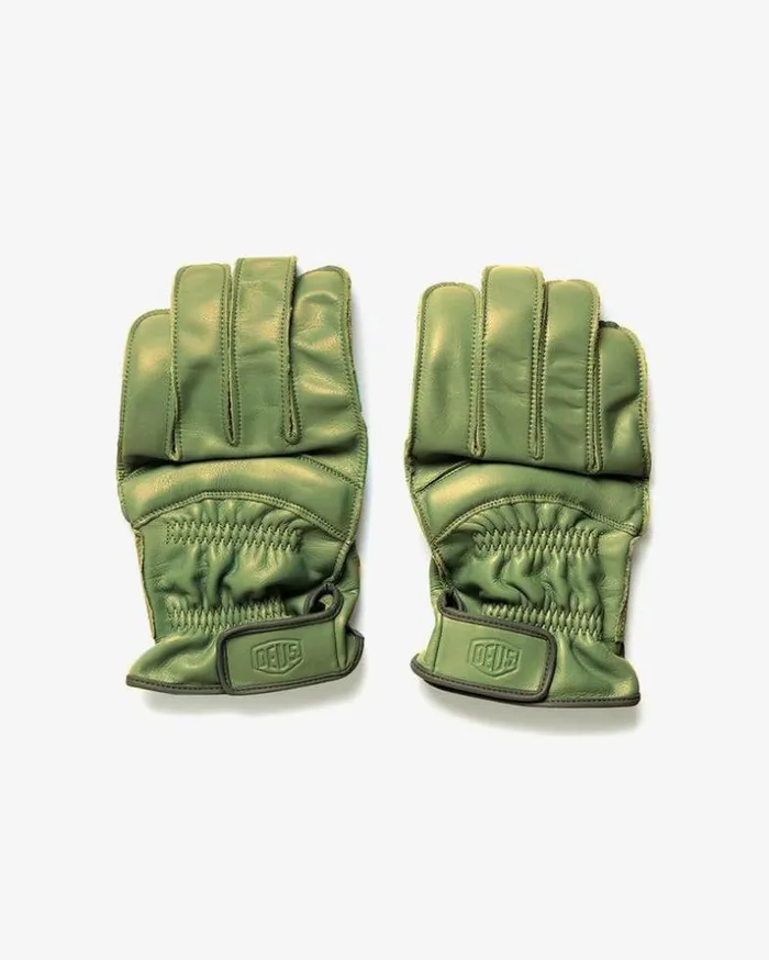 Mens Deus Ex Machina Gloves Gripping Gloves 8211 Khaki Green Khaki Green
