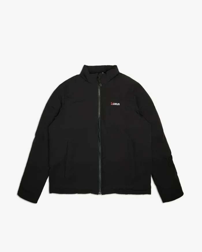 Mens Deus Ex Machina Jackets Scout Puffer Jacket 8211 Black Black Mens Deus Ex Machina Jackets Scout Puffer Jacket 8211 Black Black