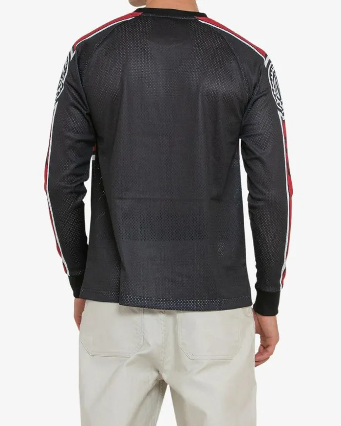 Mens Deus Ex Machina Jerseys Beat Moto Jersey 8211 Black Black Mens Deus Ex Machina Jerseys Beat Moto Jersey 8211 Black Black