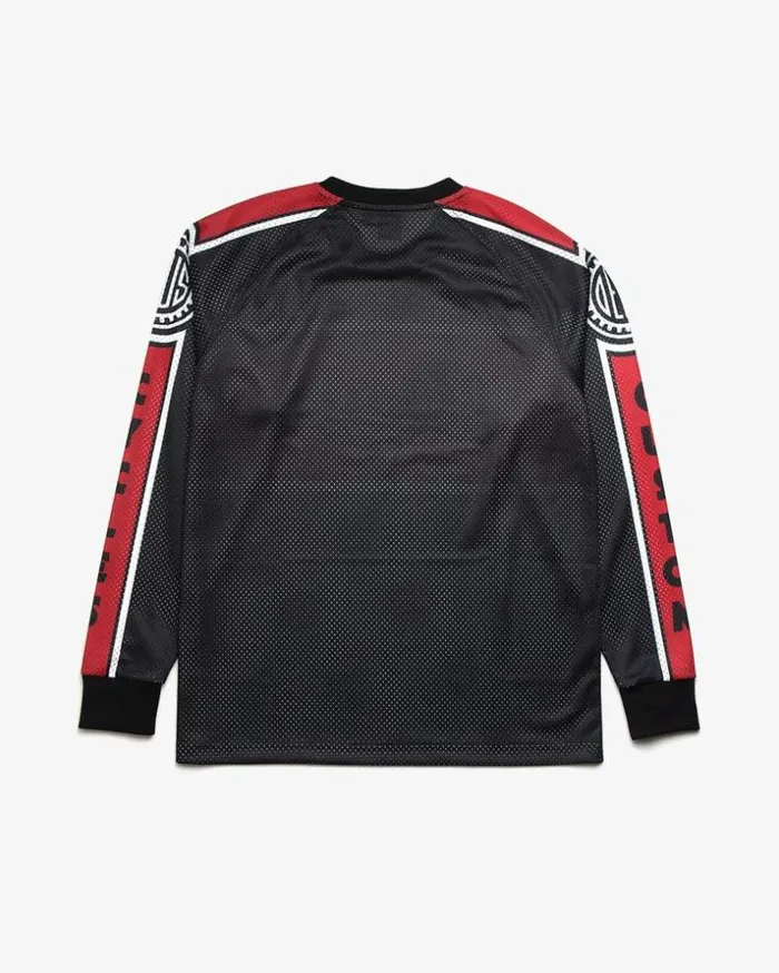 Mens Deus Ex Machina Jerseys Beat Moto Jersey 8211 Black Black Mens Deus Ex Machina Jerseys Beat Moto Jersey 8211 Black Black