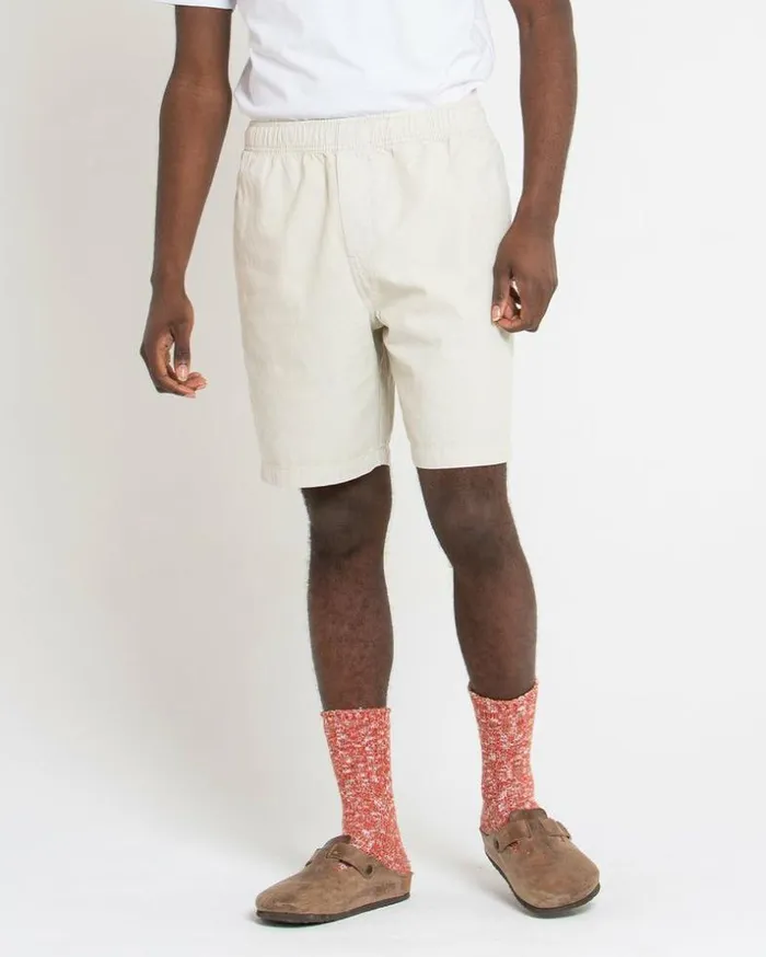 Mens Deus Ex Machina Shorts Infinty Hemp Short 8211 Dirty White Dirty White