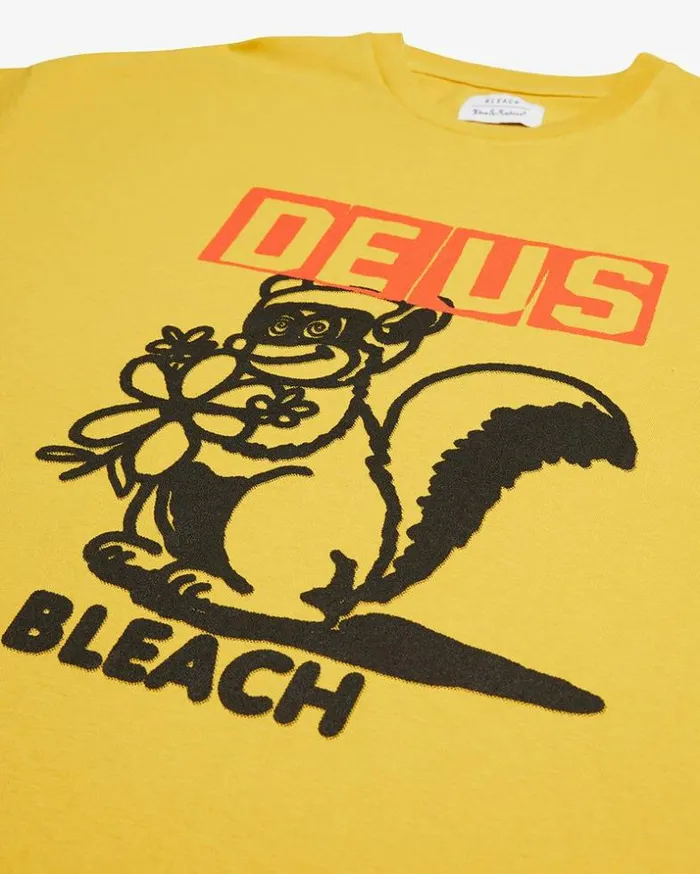 Mens Deus Ex Machina Tees Bouquet TShirt 8211 Vintage Yellow Vintage Yellow Mens Deus Ex Machina Tees Bouquet TShirt 8211 Vintage Yellow Vintage Yellow