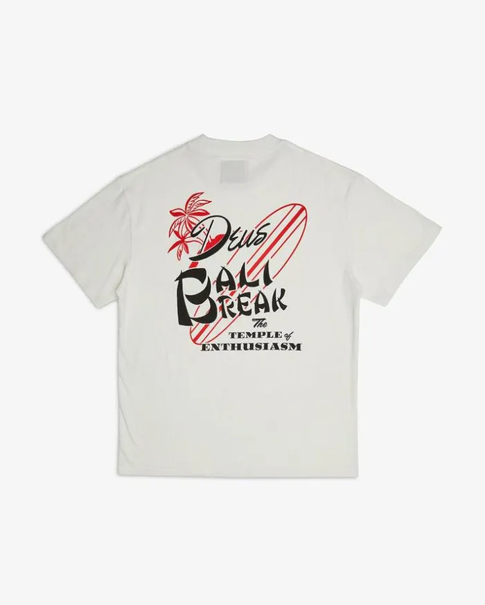 Mens Deus Ex Machina Tees Breaker Tee 8211 Vintage White Vintage White Mens Deus Ex Machina Tees Breaker Tee 8211 Vintage White Vintage White