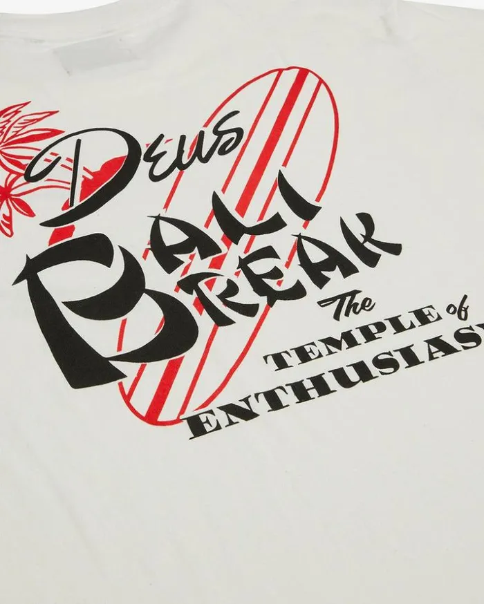 Mens Deus Ex Machina Tees Breaker Tee 8211 Vintage White Vintage White Mens Deus Ex Machina Tees Breaker Tee 8211 Vintage White Vintage White