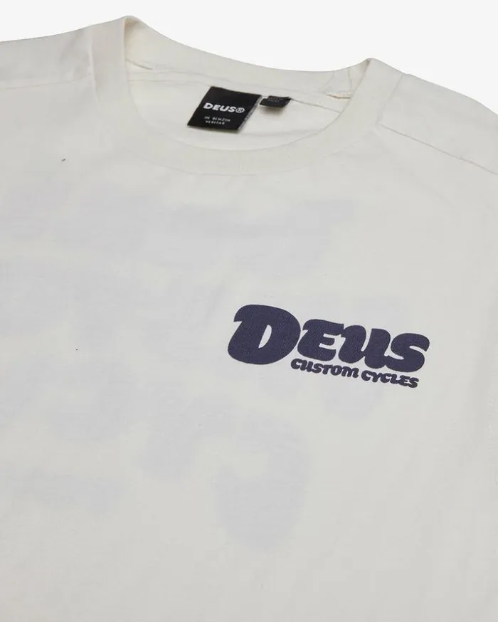Mens Deus Ex Machina Tees Bubble Up Muscle 8211 Vintage White Vintage White Mens Deus Ex Machina Tees Bubble Up Muscle 8211 Vintage White Vintage White