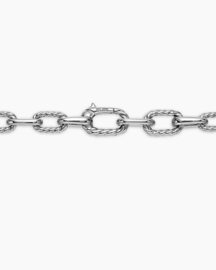 Mens DY Madison Chain Necklace In Sterling Silver 6mm Men David Yurman Chains Mens DY Madison Chain Necklace In Sterling Silver 6mm Men David Yurman Chains