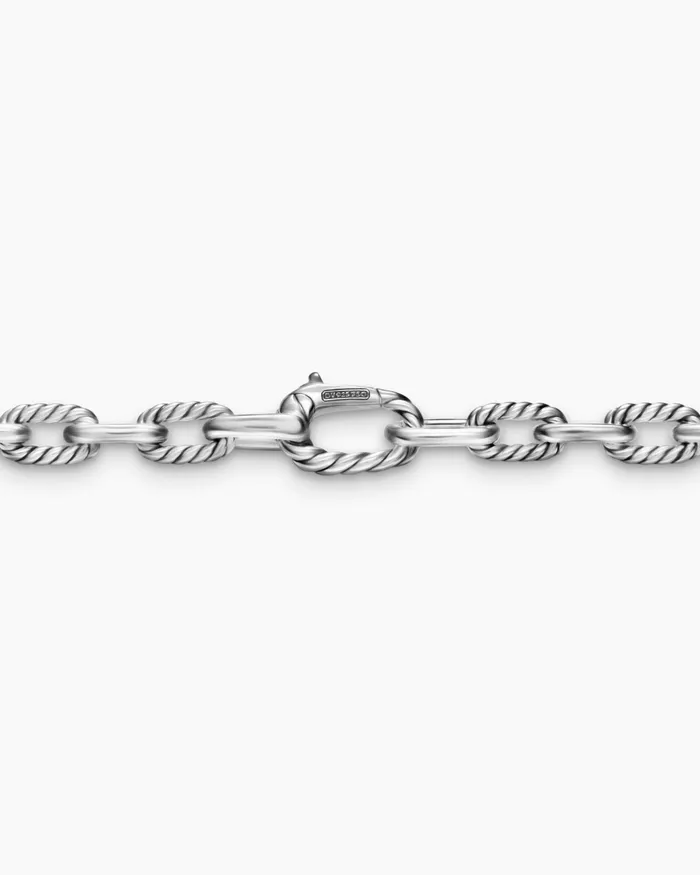 Mens DY Madison Chain Necklace In Sterling Silver With 18K Yellow Gold 6mm Men David Yurman Chains Mens DY Madison Chain Necklace In Sterling Silver With 18K Yellow Gold 6mm Men David Yurman Chains