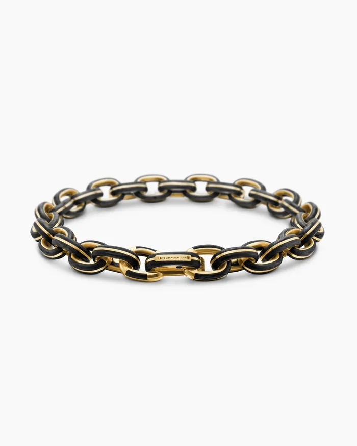 Mens Streamline Oval Link Bracelet In 18K Yellow Gold 9mm Men David Yurman Chain Mens Streamline Oval Link Bracelet In 18K Yellow Gold 9mm Men David Yurman Chain