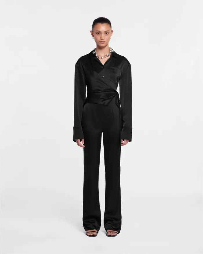 Merano Black Women Nanushka Tops Merano Black Women Nanushka Tops