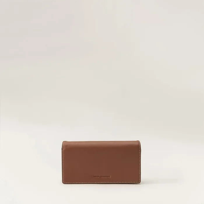 Mini Bags Bags Helen Kaminski Blisse Wallet With Raffia Cuoio Nougat