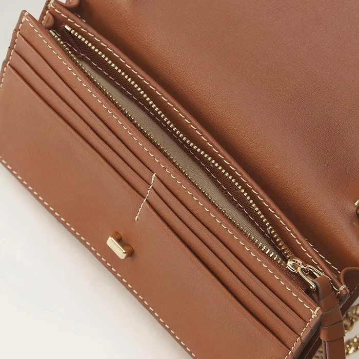 Mini Bags Bags Helen Kaminski Blisse Wallet With Raffia Cuoio Nougat
