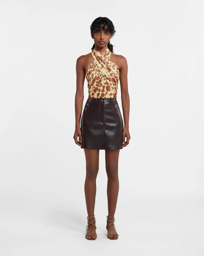 Miray Coffee Ground Women Nanushka Skirts Miray Coffee Ground Women Nanushka Skirts