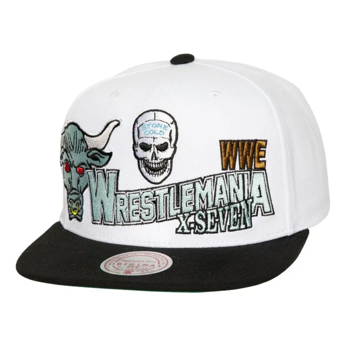 Mitchell and Ness 17 Snapback Wrestlemania Men Hats and Headwear