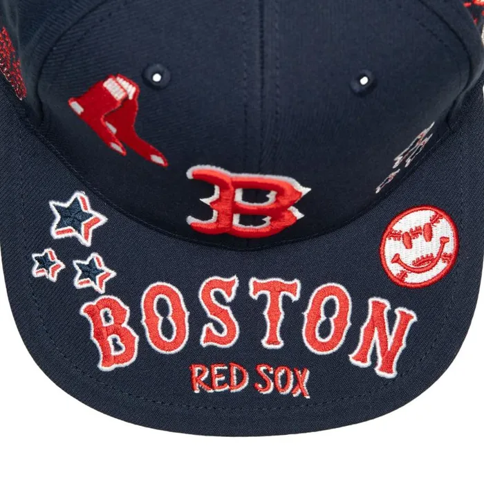Mitchell and Ness All Out Snapback Boston Red Sox Men Hats and Headwear Mitchell and Ness All Out Snapback Boston Red Sox Men Hats and Headwear