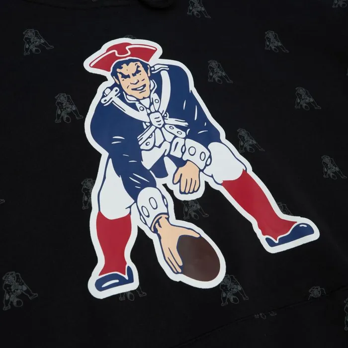 Mitchell and Ness AOP Fleece Hoodie New England Patriots Men Hoodies and Sweatshirts Mitchell and Ness AOP Fleece Hoodie New England Patriots Men Hoodies and Sweatshirts
