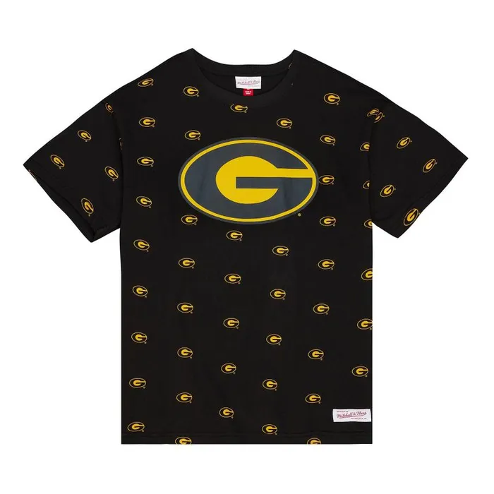 Mitchell and Ness AOP SS Top Grambling State University Men TShirts and Tops