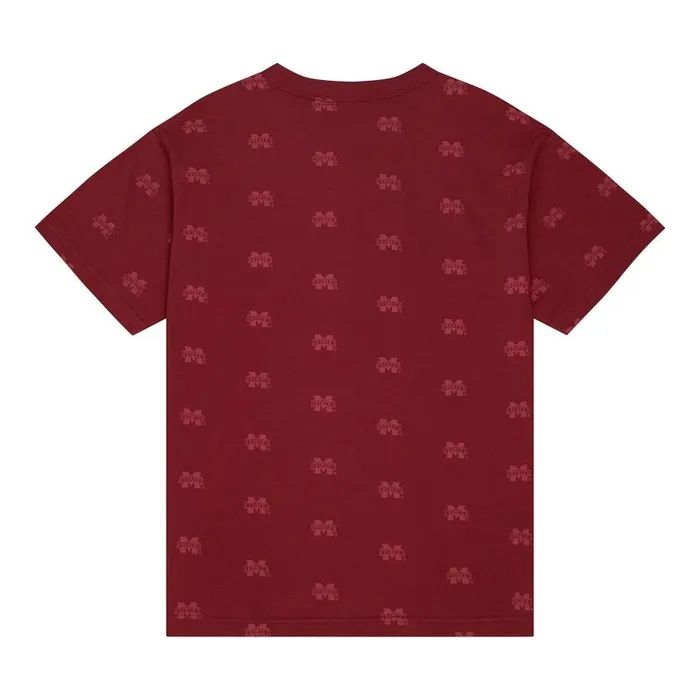 Mitchell and Ness AOP SS Top Mississippi State University Men TShirts and Tops Mitchell and Ness AOP SS Top Mississippi State University Men TShirts and Tops