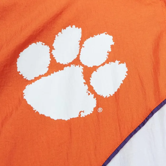Mitchell and Ness Arched Retro Lined Windbreaker Clemson University Men Jackets and Outerwear Mitchell and Ness Arched Retro Lined Windbreaker Clemson University Men Jackets and Outerwear