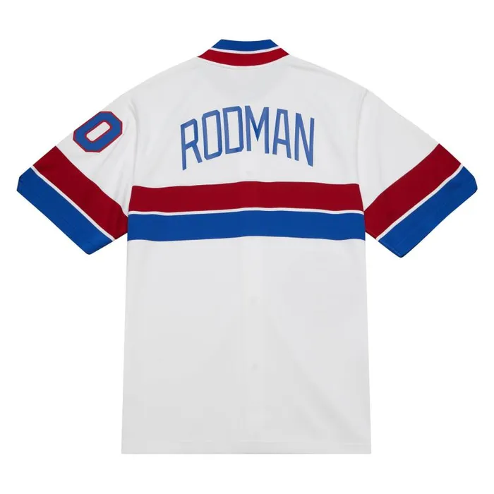Mitchell and Ness Authentic Dennis Rodman Detroit Pistons 198889 Shooting Shirt Men Jackets and Outerwear Mitchell and Ness Authentic Dennis Rodman Detroit Pistons 198889 Shooting Shirt Men Jackets and Outerwear