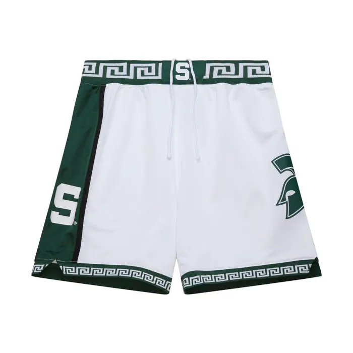Mitchell and Ness Authentic Michigan State University White 199900 Shorts Men Shorts Mitchell and Ness Authentic Michigan State University White 199900 Shorts Men Shorts