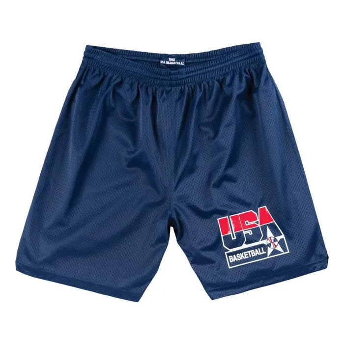 Mitchell and Ness Authentic Practice Shorts Team USA 1992 Men Shorts