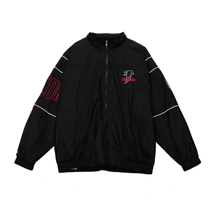 Mitchell and Ness Authentic Sideline Jacket Atlanta Falcons Men Jackets and Outerwear Mitchell and Ness Authentic Sideline Jacket Atlanta Falcons Men Jackets and Outerwear