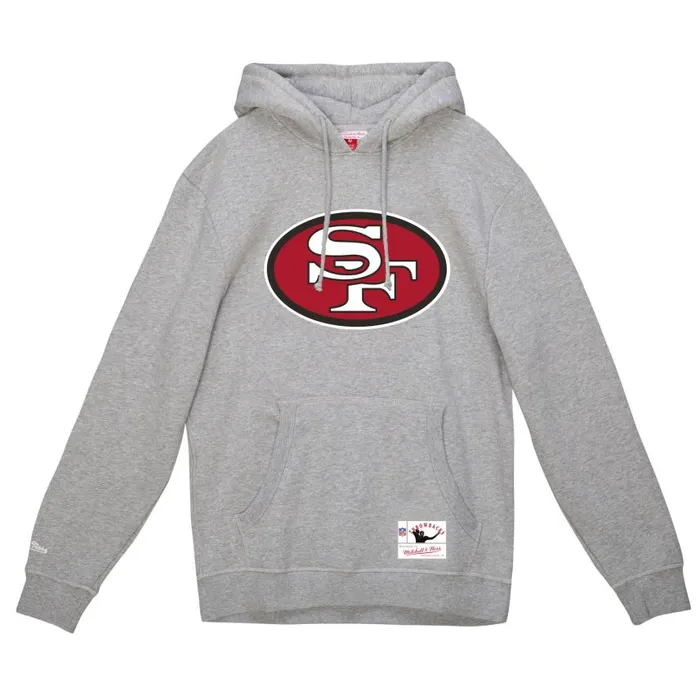 Mitchell and Ness Basic Logo 1 Hoodie San Francisco 49ers Men Hoodies and Sweatshirts Mitchell and Ness Basic Logo 1 Hoodie San Francisco 49ers Men Hoodies and Sweatshirts