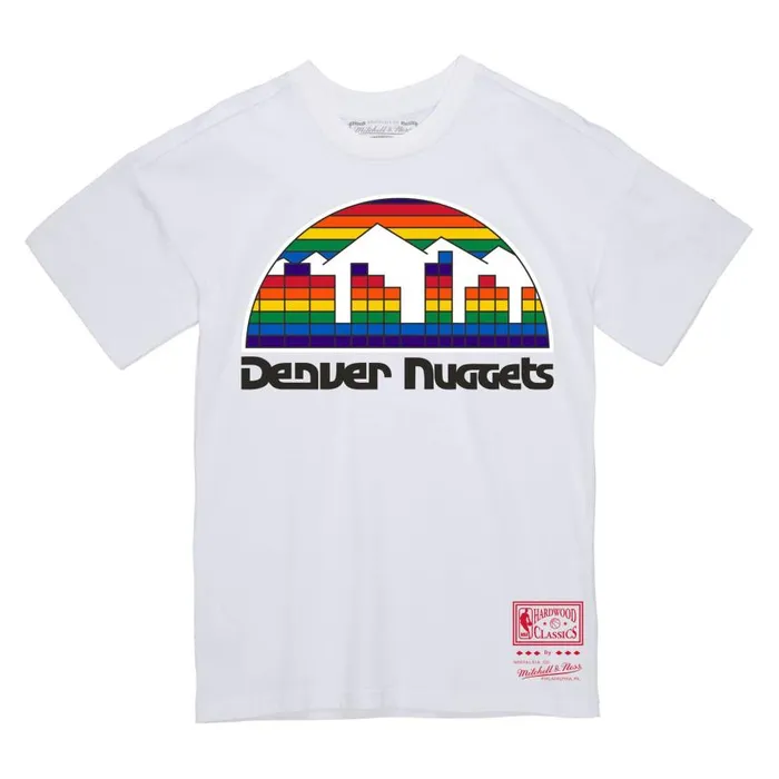 Mitchell and Ness Basic Logo 3 Tee Denver Nuggets Men TShirts and Tops