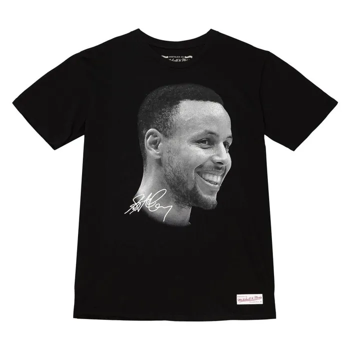 Mitchell and Ness Big Face BW Tee Players Association 8211 NBA Stephen Curry Men TShirts and Tops Mitchell and Ness Big Face BW Tee Players Association 8211 NBA Stephen Curry Men TShirts and Tops