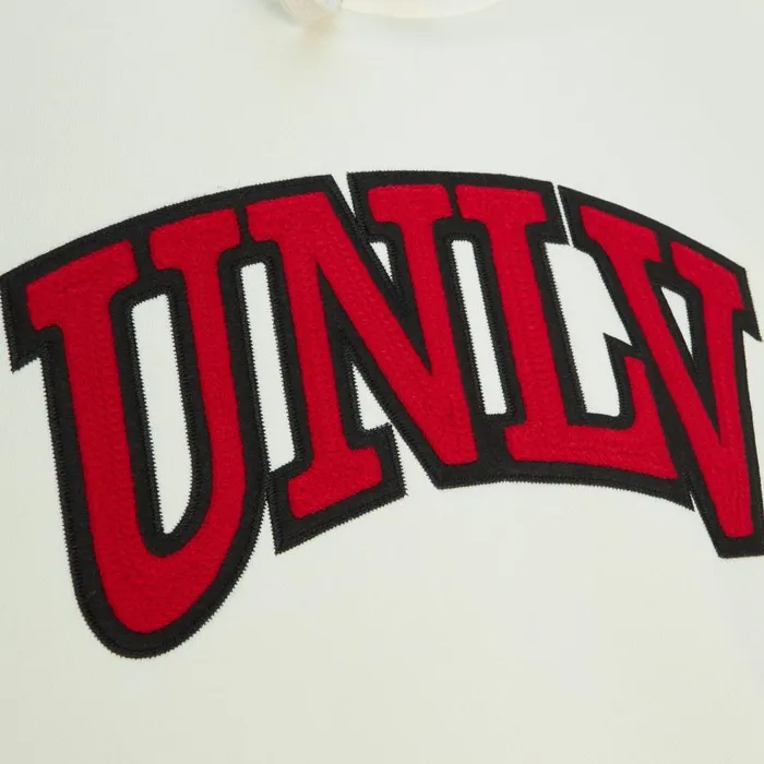 Mitchell and Ness Chainstitch Heavyweight Hoodie Retro UNLV Men Hoodies and Sweatshirts