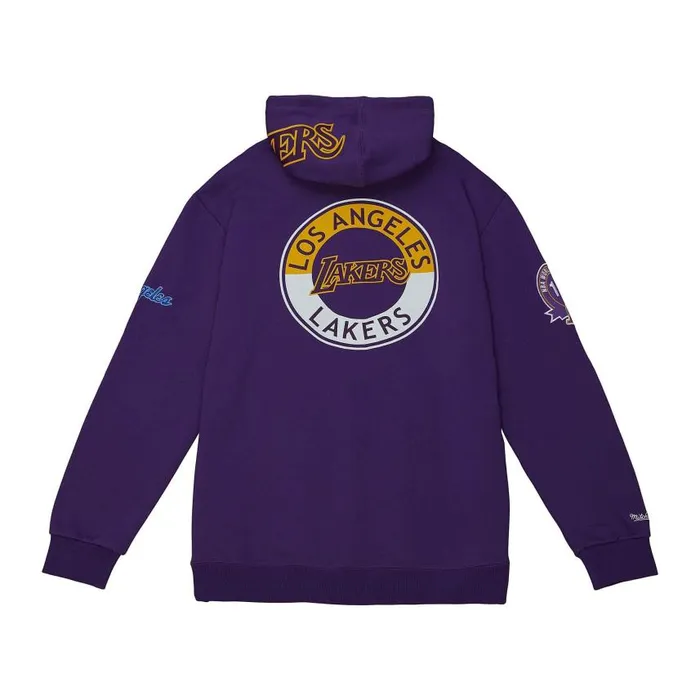 Mitchell and Ness City Collection Fleece Hoody Los Angeles Lakers Men Hoodies and Sweatshirts Mitchell and Ness City Collection Fleece Hoody Los Angeles Lakers Men Hoodies and Sweatshirts