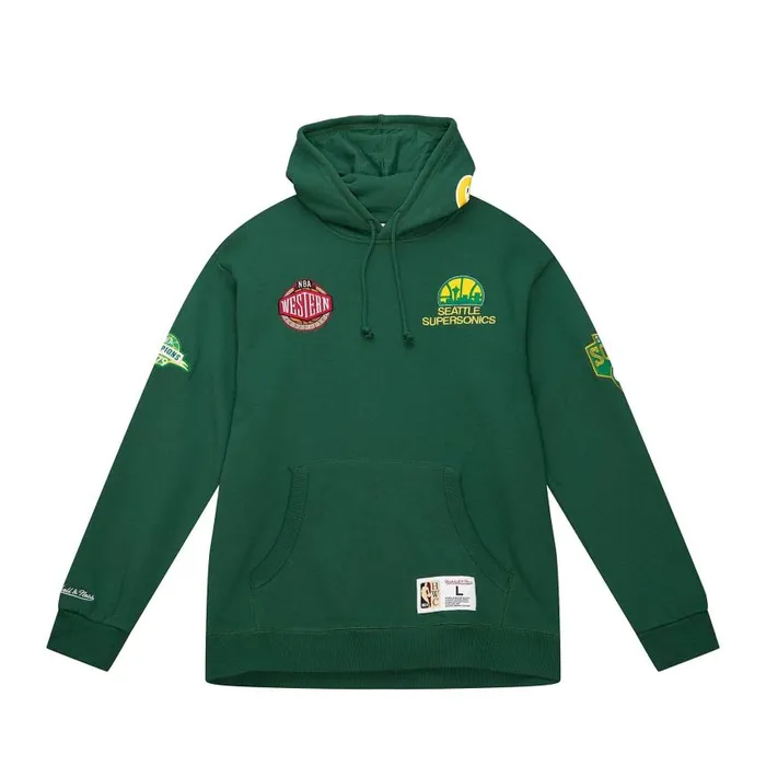 Mitchell and Ness City Collection Fleece Hoody Seattle Supersonics Men Hoodies and Sweatshirts Mitchell and Ness City Collection Fleece Hoody Seattle Supersonics Men Hoodies and Sweatshirts