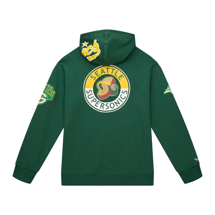 Mitchell and Ness City Collection Fleece Hoody Seattle Supersonics Men Hoodies and Sweatshirts Mitchell and Ness City Collection Fleece Hoody Seattle Supersonics Men Hoodies and Sweatshirts