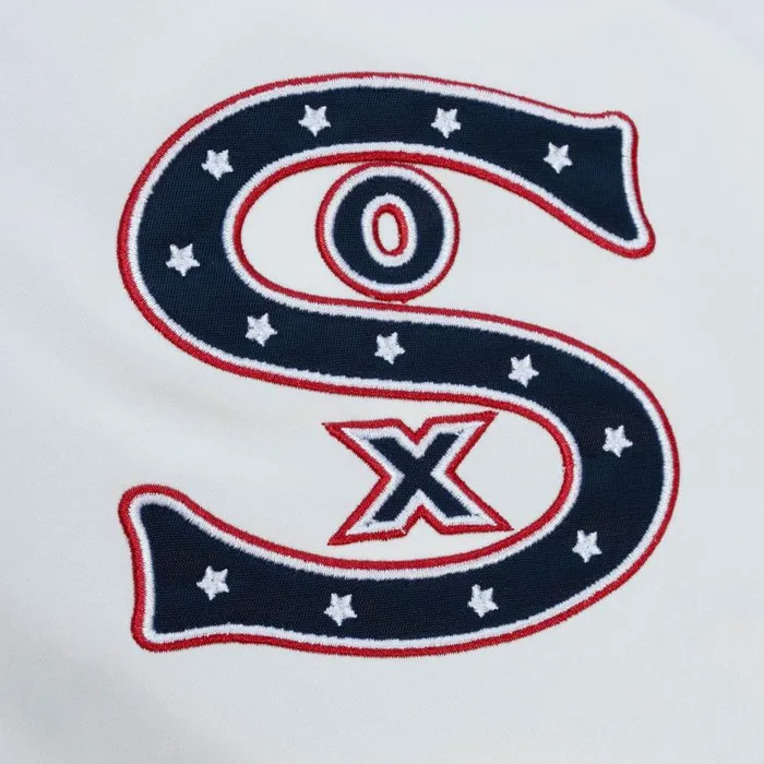 Mitchell and Ness City Collection Lightweight Satin Jacket Chicago White Sox Men Jackets and Outerwear Mitchell and Ness City Collection Lightweight Satin Jacket Chicago White Sox Men Jackets and Outerwear