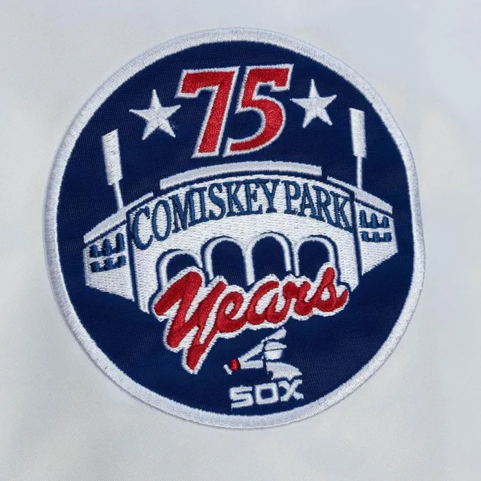 Mitchell and Ness City Collection Lightweight Satin Jacket Chicago White Sox Men Jackets and Outerwear Mitchell and Ness City Collection Lightweight Satin Jacket Chicago White Sox Men Jackets and Outerwear