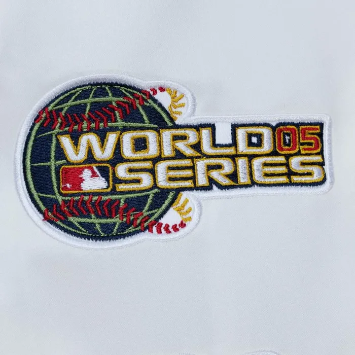 Mitchell and Ness City Collection Lightweight Satin Jacket Chicago White Sox Men Jackets and Outerwear Mitchell and Ness City Collection Lightweight Satin Jacket Chicago White Sox Men Jackets and Outerwear