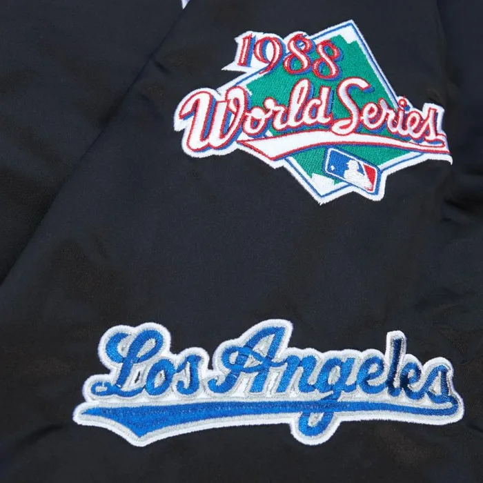 Mitchell and Ness City Collection Lightweight Satin Jacket Los Angeles Dodgers Men Jackets and Outerwear Mitchell and Ness City Collection Lightweight Satin Jacket Los Angeles Dodgers Men Jackets and Outerwear