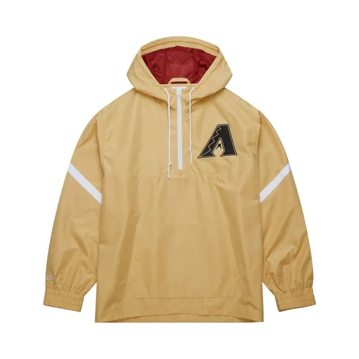 Mitchell and Ness City Connect Lightweight Anorak Current Logo Arizona Diamondbacks Men Jackets and Outerwear Mitchell and Ness City Connect Lightweight Anorak Current Logo Arizona Diamondbacks Men Jackets and Outerwear