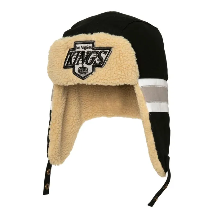 Mitchell and Ness Cold Break Trapper Vntg Los Angeles Kings Men Hats and Headwear Mitchell and Ness Cold Break Trapper Vntg Los Angeles Kings Men Hats and Headwear